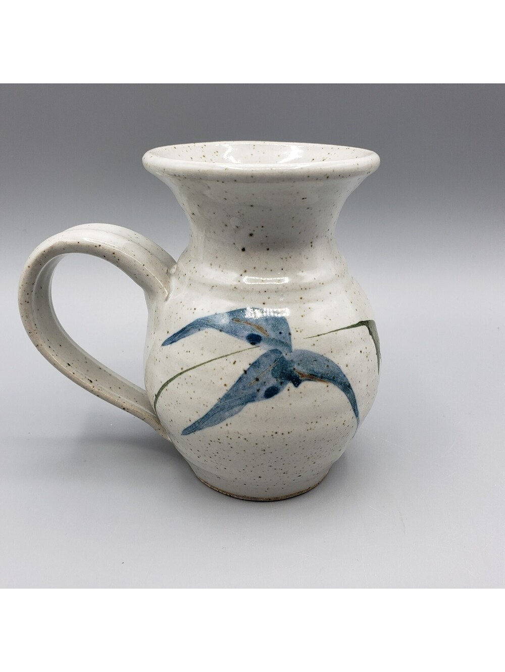 Art Pottery Coffee Mug Pitcher Vessel Artist Signed Hand Made Cup Tea